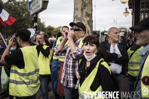 Manifestation contre le pass sanitaire.