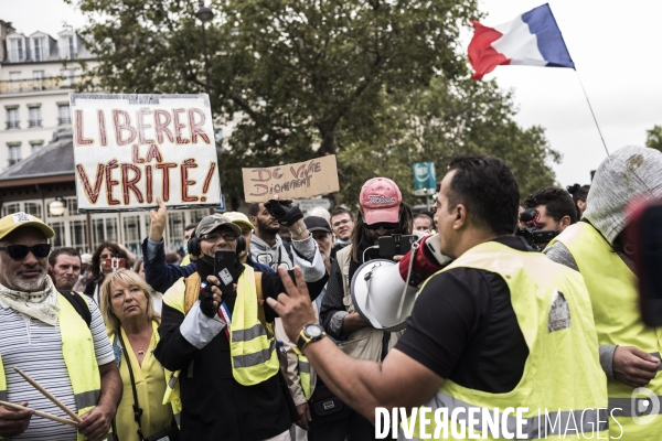 Manifestation contre le pass sanitaire.