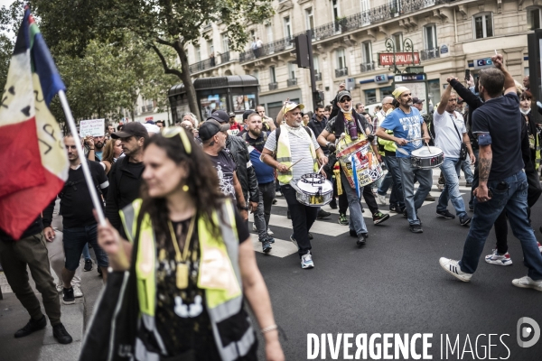 Manifestation contre le pass sanitaire.