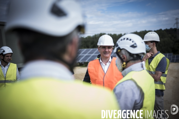 Déplacement d Eric Piolle dans l Essonne.