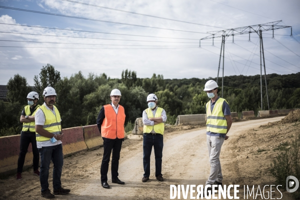 Déplacement d Eric Piolle dans l Essonne.