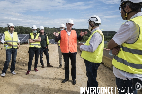 Déplacement d Eric Piolle dans l Essonne.