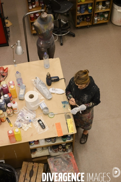 L atelier decoration-costumes de l Opera National de Paris.