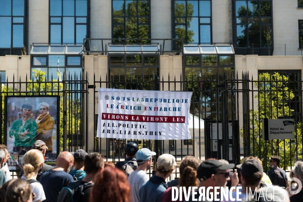 Manifestation contre le pass sanitaire à Nantes