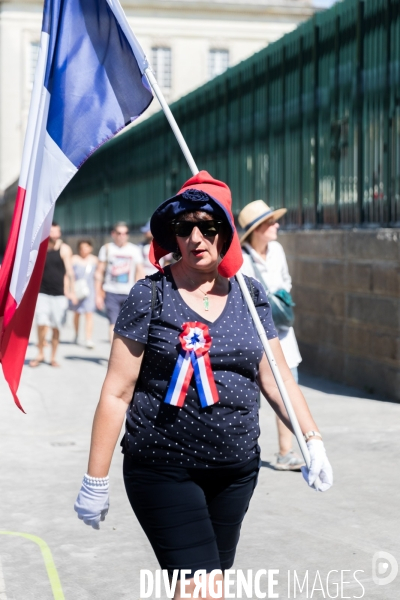 Manifestation contre le pass sanitaire à Nantes