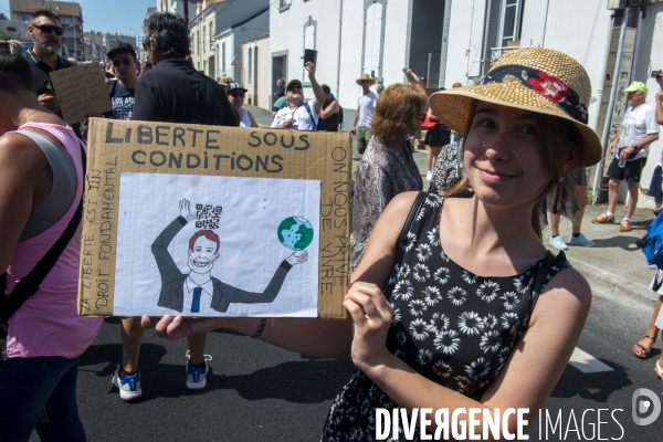 Manifestation contre le Pass sanitaire