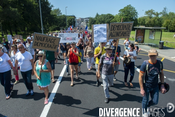 Manifestation contre le Pass sanitaire