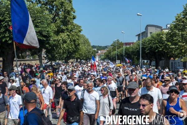 Manifestation contre le Pass sanitaire