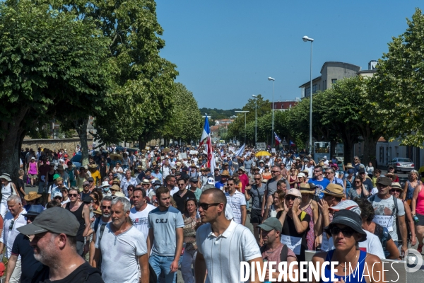 Manifestation contre le Pass sanitaire