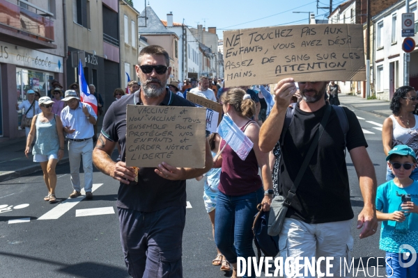 Manifestation contre le Pass sanitaire