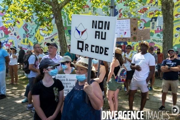 Manifestation contre le Pass sanitaire