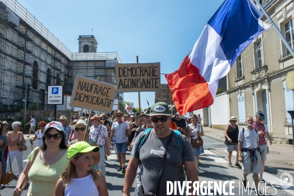 Manifestation contre le Pass sanitaire