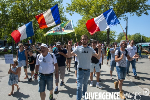 Manifestation contre le Pass sanitaire