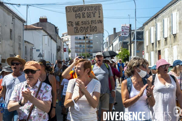 Manifestation contre le Pass sanitaire