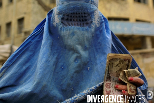 Women in Burqa Afghanistan. Les femmes en burqa en Afghanistan.