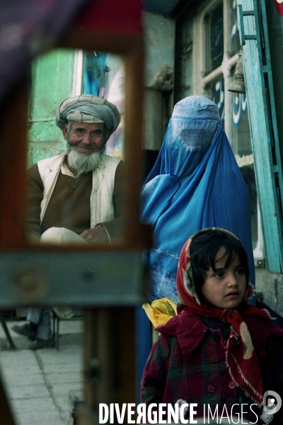 Women in Burqa Afghanistan. Les femmes en burqa en Afghanistan.