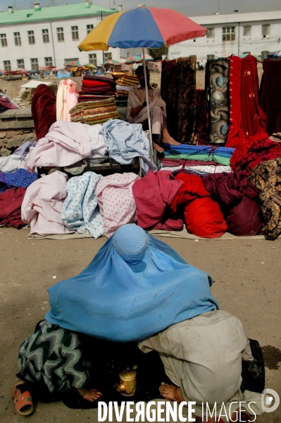 Women in Burqa Afghanistan. Les femmes en burqa en Afghanistan.