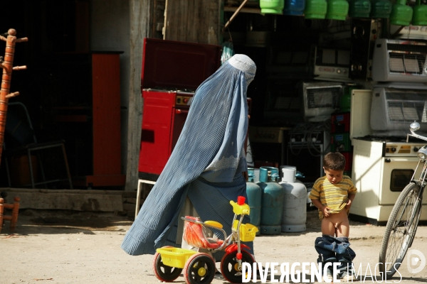 Women in Burqa Afghanistan. Les femmes en burqa en Afghanistan.