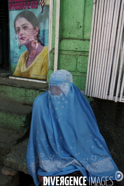 Women in Burqa Afghanistan. Les femmes en burqa en Afghanistan.