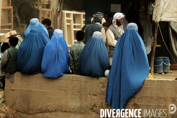 Women in Burqa Afghanistan. Les femmes en burqa en Afghanistan.