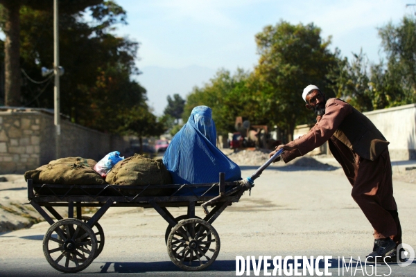 Women in Burqa Afghanistan. Les femmes en burqa en Afghanistan.