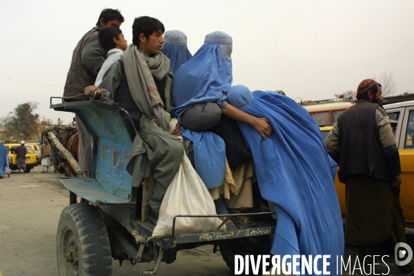 Women in Burqa Afghanistan. Les femmes en burqa en Afghanistan.