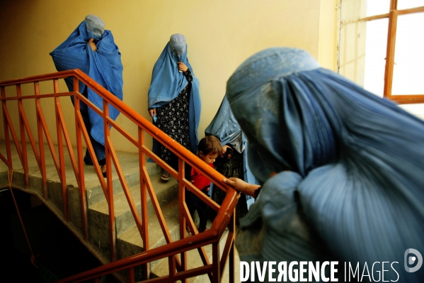 Women in Burqa Afghanistan. Les femmes en burqa en Afghanistan.