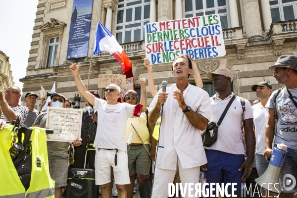 Manifestation contre le passe sanitaire - Montpellier, 14.08.2021