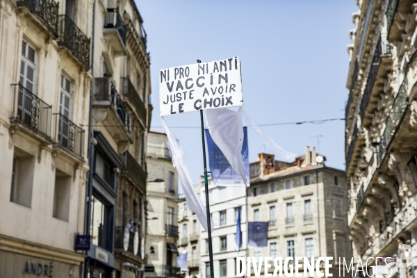 Manifestation contre le passe sanitaire - Montpellier, 14.08.2021