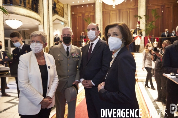 Discours le 14 juillet  du Président Emmanuel Macron aux armées