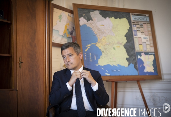 Gérald Darmanin à Marseille