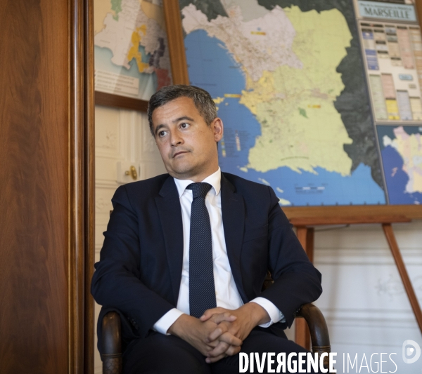Gérald Darmanin à Marseille