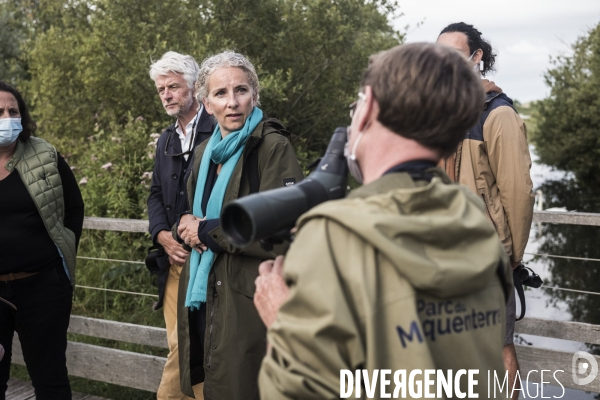 Déplacement de Delphine Batho en Baie de Somme