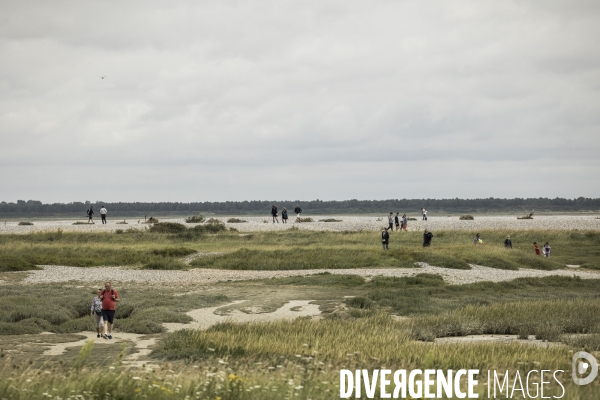 Déplacement de Delphine Batho en Baie de Somme