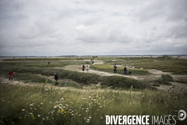 Déplacement de Delphine Batho en Baie de Somme