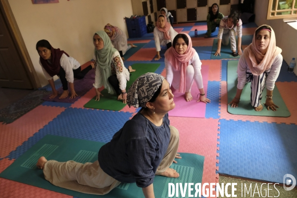 Fakhria Ibrahimi Momtaz, Yoga teacher. first yoga school in Afghanistan.