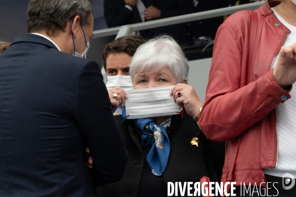 14 juillet. Le gouvernement au défilé militaire.