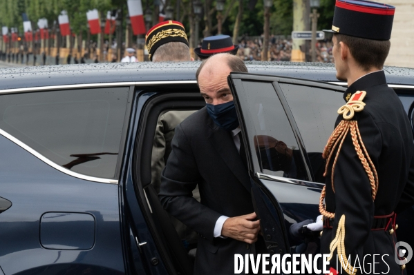 14 juillet. Le gouvernement au défilé militaire.