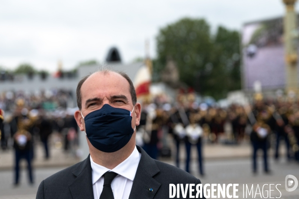 14 juillet. Le gouvernement au défilé militaire.