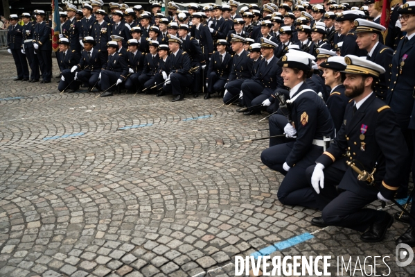 14 juillet. Défilé militaire.