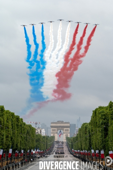 14 juillet. Défilé militaire.