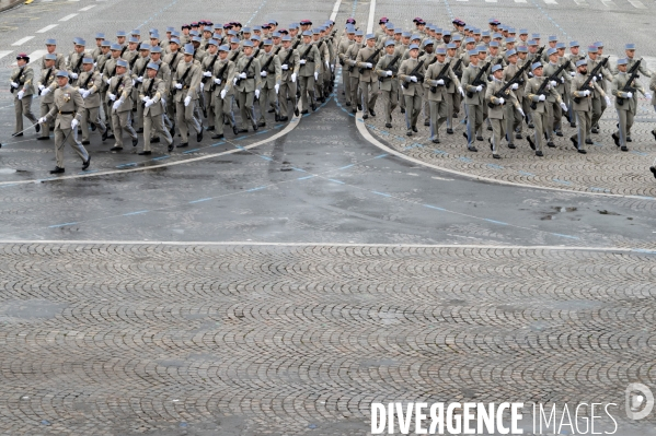 14 juillet. Défilé militaire.