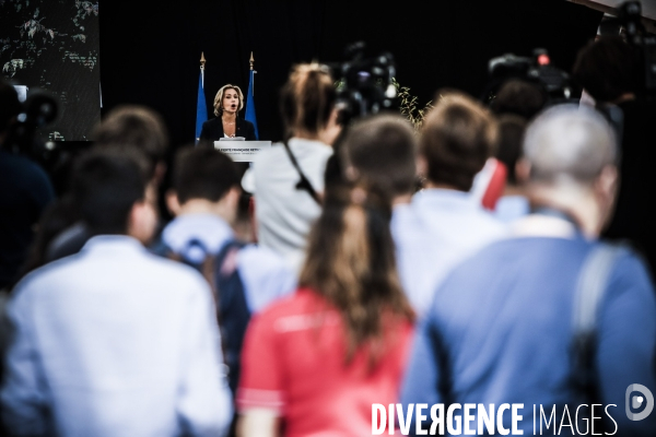 Meeting de campagne a la primaire de la droite de valerie pecresse