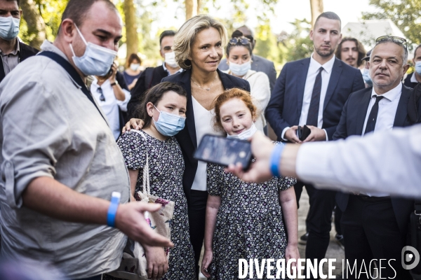 Meeting de campagne a la primaire de la droite de valerie pecresse