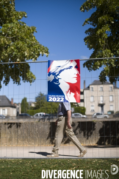 Meeting de campagne a la primaire de la droite de valerie pecresse