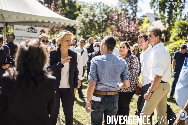 Meeting de campagne a la primaire de la droite de valerie pecresse