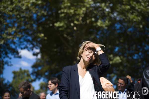 Meeting de campagne a la primaire de la droite de valerie pecresse