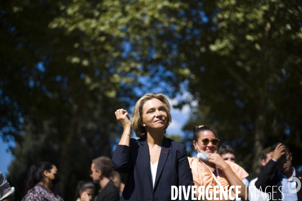 Meeting de campagne a la primaire de la droite de valerie pecresse