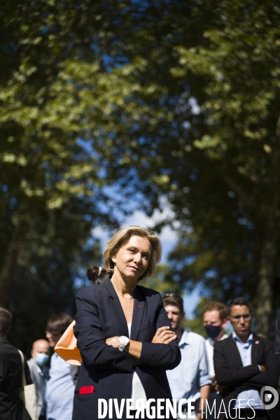 Meeting de campagne a la primaire de la droite de valerie pecresse