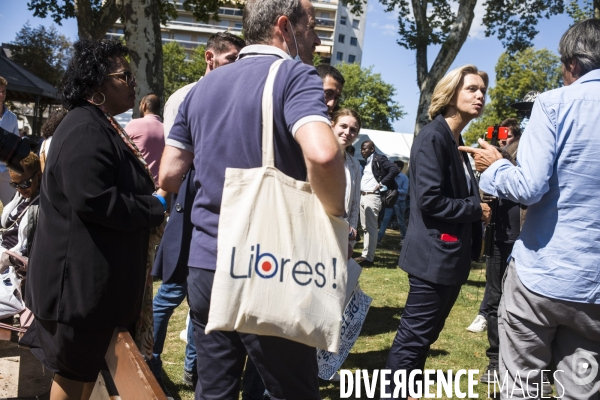 Meeting de campagne a la primaire de la droite de valerie pecresse